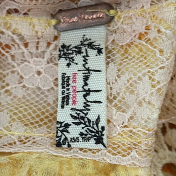 Free People Lost In Love Honey Combo Reversible Kimono Duster Top - Picture 6 of 7